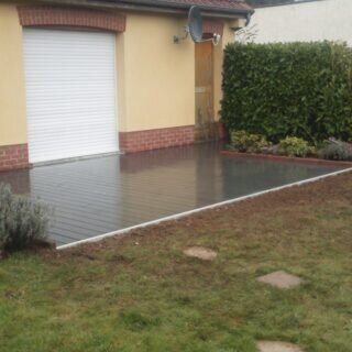 Réalisation d&rsquo;une terrasse en lames composites